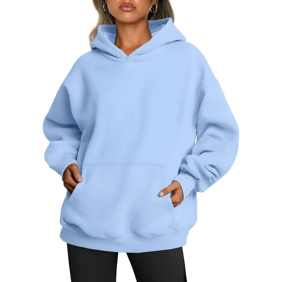 YATELLE Womens Oversized Hoodies Fleece Sweatshirts Long Sleeve Sweaters Pullover Baggy Hoodie