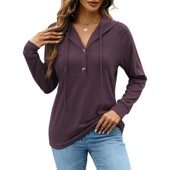 YATELLE Womens Tops Fall Fashion Hoodies for Women Long Sleeve Sweatshirts Ladies Casual Tees Soft Pullover Trendy Blouses
