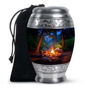 YATHABHISA Campfire Cremation Urns for Human Ashes, Campfire Funeral Urn for Ash, Memorial Gift for Male & Female, Medium, 6 Inch