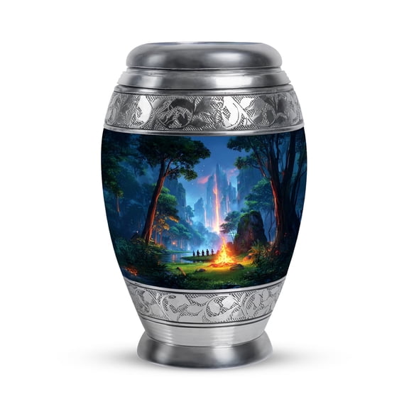 YATHABHISA Campfire Urns for Ashes, Keepsake Urns for Human Ashes, Campfire Funeral Urns for Human Ashes, Memorial Gift for Mother, 3 Inch
