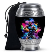 YATHABHISA Cremation Urns for Human Ashes, Burial Sports Urn for Ash, Memorial Gift for Grandfather, Medium, 6 Inch