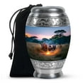 thumbnail image 1 of YATHABHISA Heart Elephant Ashes Keepsake Urn, Cremation Urns for Male and Female, Large Urn for Couples, Burial and Funeral Urns for Human Ash, 10 Inch, 1 of 2