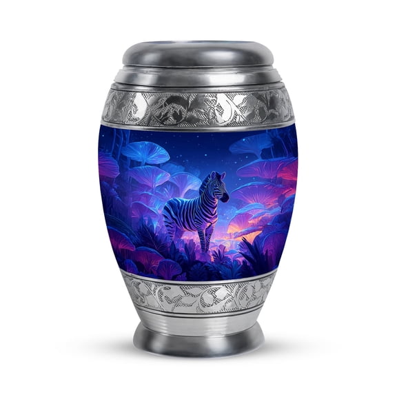 YATHABHISA Keepsake Urns for Ashes, Cremation Urns for Human Ashes, Zebra Funeral Urns for Human Ashes, Memorial Gift for Mother, 3 Inch