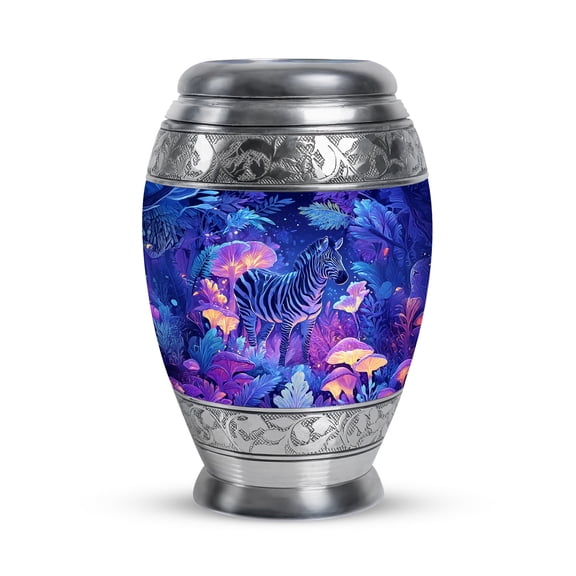 YATHABHISA Keepsake Urns for Ashes, Urn for Human Ash, Zebra Funeral Cremation Urns for Human Ashes, Memorial Gift, 3 Inch
