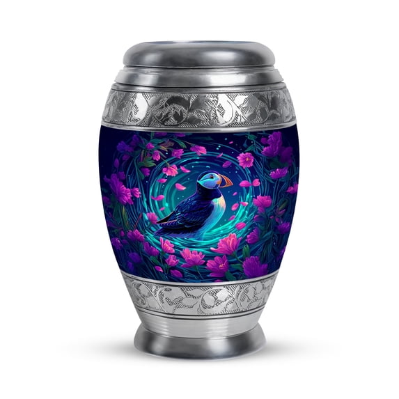 YATHABHISA Puffins Urns for Ashes, Keepsake Urns for Human Ashes, Puffins Funeral Urns for Human Ashes, Memorial Gift for Mother, 3 Inch