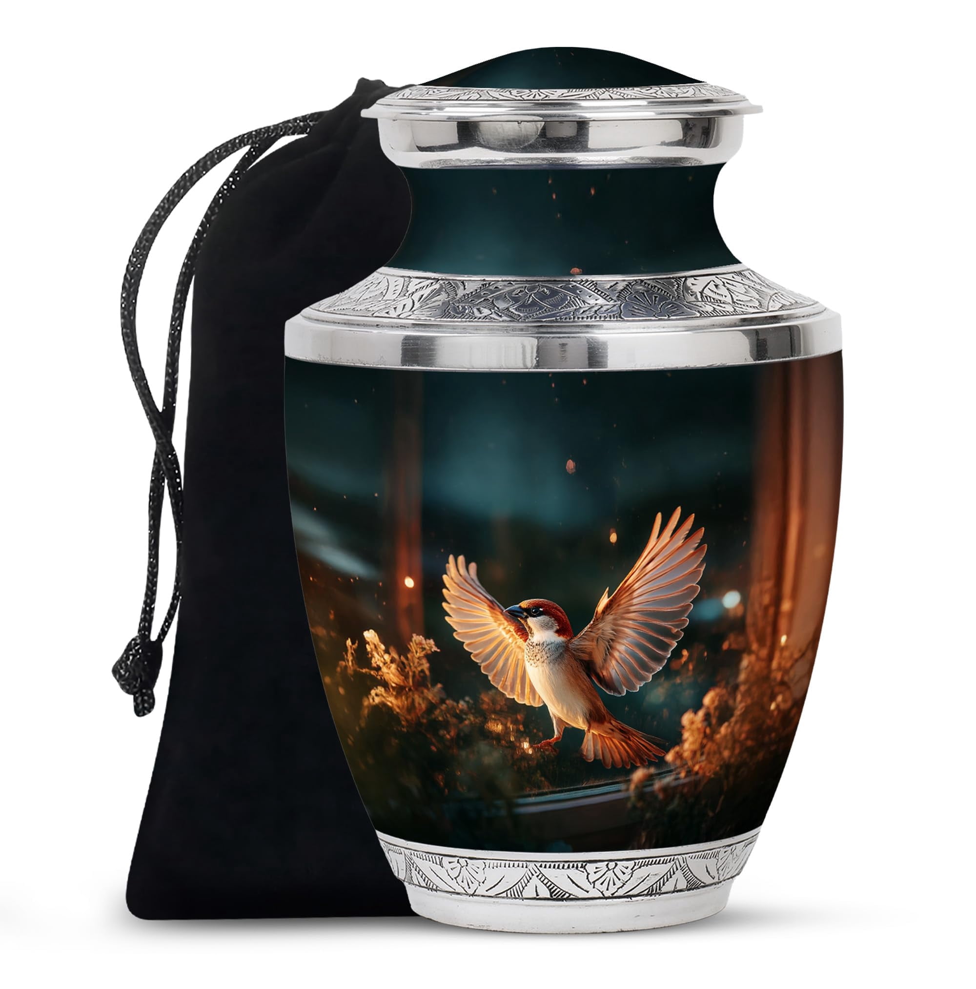 YATHABHISA Sparrow Urn for Ashes, Large Cremation Urns for Human Ash ...