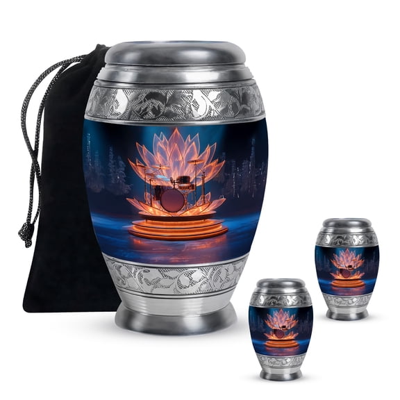 YATHABI Basketball Tiny Memorial Urn for Mom Small Human Ash Container Keepsake Cremation Holder for Women - 3 Inch (Pack Of 4)