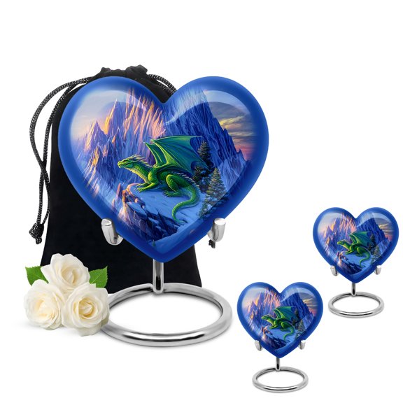 YATHABI Cat Keepsake Urn for Moms Ashes Miniature Memorial Cremation Urn Tiny Ash Holder for Adult Female - 3 Inch (Pack Of 2)