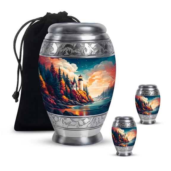 YATHABI Eagle Keepsake Urn for Sister Mini Memorial Cremation Holder Female Tiny Ashes Container Ash Urn Women- 3 Inch (Pack Of 4)