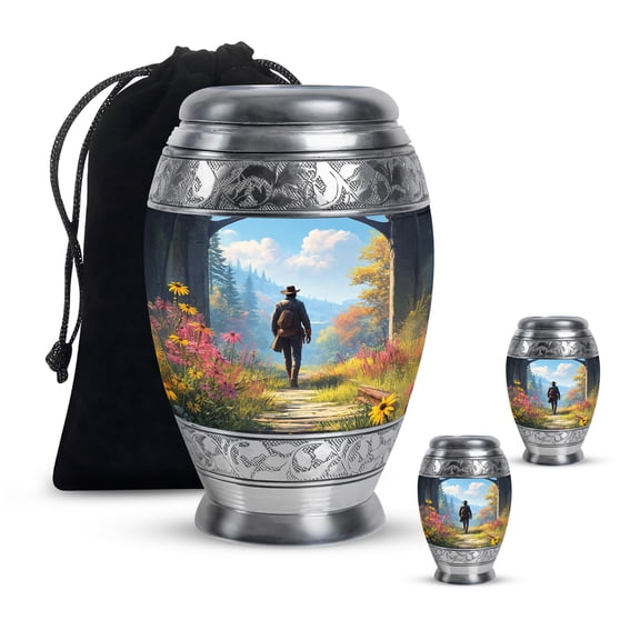 YATHABI Elephant Tiny Urn for Mother Ashes Mini Memorial Cremation Container Female Keepsake Ash Holder for Human Remains Small Ashes Urn Women- 3 Inch (Pack Of 4)