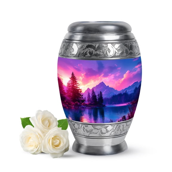 YATHABI Golf_Ball Cremation Urns Combo for Women  Large Ashes Holder and Small Keepsake  Urns for Mom - 1 Large, 2 Small