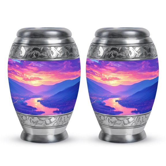 YATHABI Golf_Ball Keepsake Urn for Human Ashes  Small Cremation Container for Father  Tiny Ashes Holder for Dad - 3 Inch (Pack Of 2)