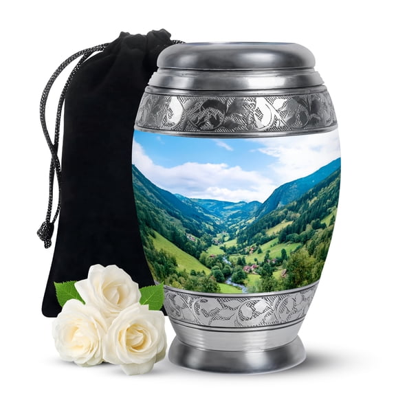 YATHABI Golf_Ball Tiny Cremation Urn for Dad  Small Ashes Container for Human Remains  Keepsake Funeral Urn for Men - 3 Inch