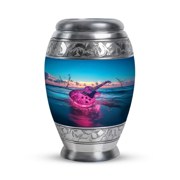 YATHABI Pink Keepsake & Large Urn Set for Mom Memorial Ash Holder for Mother Small Cremation Container Female Funeral Remains- 1 Large, 1 Small