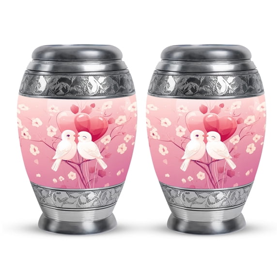 YATHABI Pink Mini Urn for Grandparents Ashes  Tiny Cremation Container  Small Memorial Holder for Grandma and Grandpa  Keepsake Ashes- 3 Inch (Pack Of 4)
