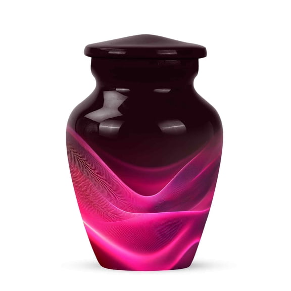 YATHABI PinkTiny Funeral Urn for Ashes Keepsake Cremation Container Mini Human Remains Holder Small Memorial Ash Urn-3 Inch (Pack Of 2)