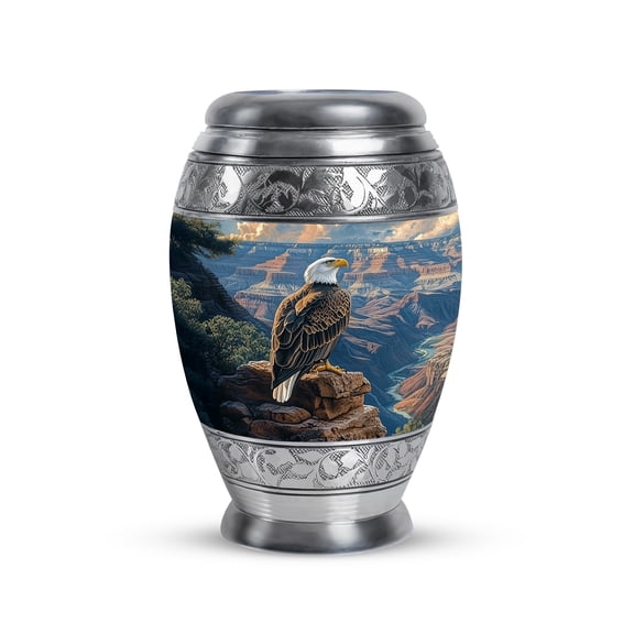 YATHABI Urns for Human Ashes Eagle - Small Urns for Human Ashes Keepsake - Mini Urn for Adult Female - Little Funeral Urn for Women - 3 Inch