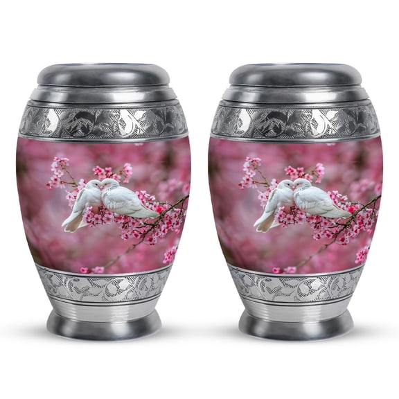 YATHABI Sunset Car Journey Keepsake Urn for Adult Female Ashes Small Funeral Ash Holder for Mom Mini Cremation Container - 3 Inch