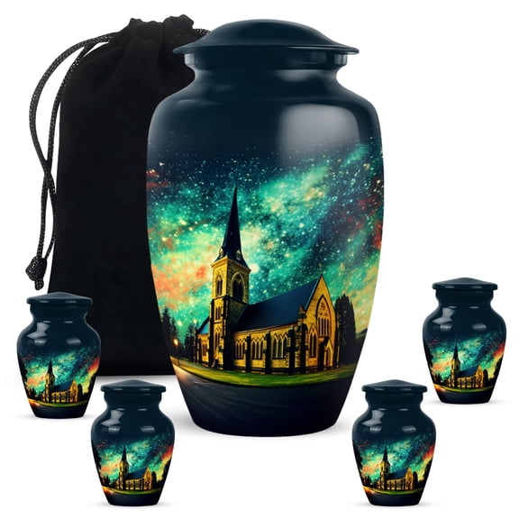 YATHABI Tree Urn For Human Ashes - Small Keepsake Urns For Human Ashes - Cremation Urns For Human Ashes - Human Urns For Ashes - Burial Urns For Adult Human Ashes - Memorial Holders- 1 Large, 1 Small