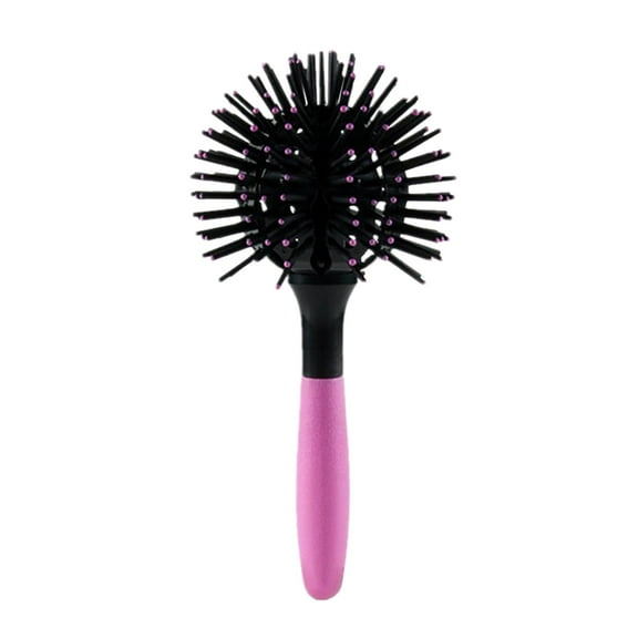 YATLTE 3D Bomb Curl Hair Brush, 360° Round Styling Hair Brush, Blow Drying Detangling Hairbrush 360 Degree Styling Hair Brush, for Thick Curly Hair Circle Hair Comb for Wet and Dry Hair