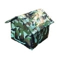 thumbnail image 1 of YATLTE Cat Houses for Outdoor Cats, with Waterproof Canvas Roof, Thickened Cold-Proof Nest Kitty Shelter, Cat Dog Tent Cabin for Small Pet Indoor Outdo, Stray Cats Shelter, 1 of 6