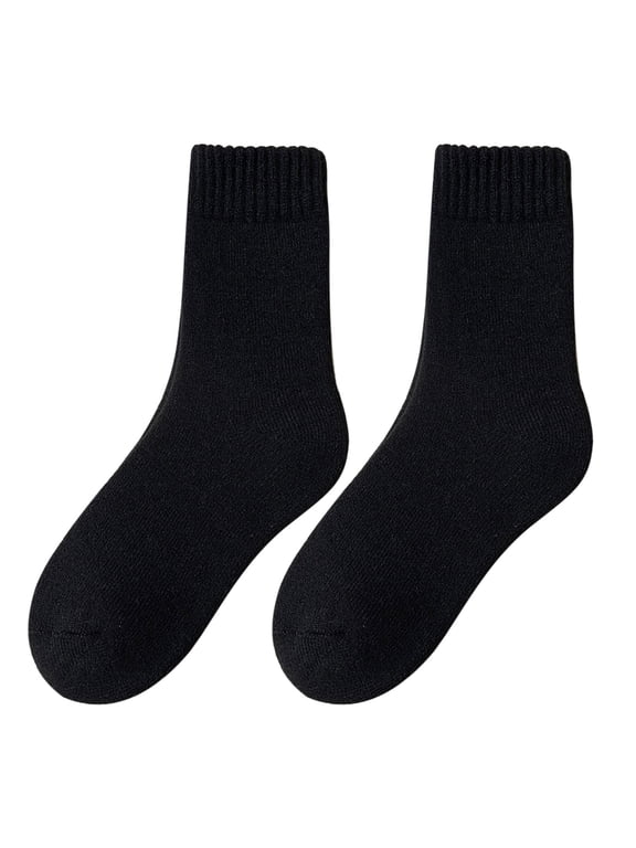 Cute Socks for Women, Cozy Socks, Warm Socks, Wool Socks, Thin Soft Crew Socks for Business &Trouser & Casual & Non-Binding