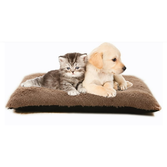 YATLTE Dog Bed Crate Pad, Dog Bed Medium Size Dog Crate Pad Mat for Small Dogs, Washable Anti-Slip Dog Crate Bed for Large Medium Small Dogs and Cats,Dog Mats for Sleeping. Fluffy Kennel Pad