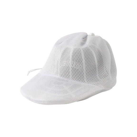 YATLTE Hat Washer for Washing Machine, Haiou Hat Washer Cage Baseball Cap Washing, Cage Hat Washer for Washing Machine, Ideal for Adults and Kids Ball caps, White