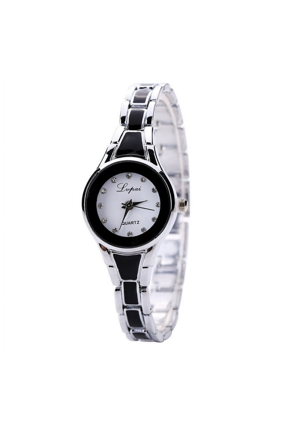Ladies Fashion Quartz Wrist Watches, Fashion Casual Quartz Watch Ladies Watch, Elegant Watch for Women Waterproof, Stainless Steel Strap Luxury Women Watch