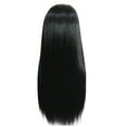 thumbnail image 1 of YATLTE Long Straight Wig, Straight Layered Wig, Fashion Silky Soft Smooth Hair Heat Resistant Fiber Synthetic Wig, Machine Made Glueless Full Wig 14 Inch Regular Everyday Wig, 1 of 6