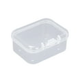 thumbnail image 1 of YATLTE Mini Clear Plastic Organizer Storage Box, Small Clear Plastic Storage Containers Boxes, Transparent Boxes with Hinged Lid for Small Items, Jewelry, Crafts, 1 of 7