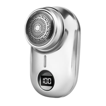 YATLTE Mini Shaver Portable Electric Shaver, Pocket Size Shaver Wet and Dry Razor, Rechargeable USB Mini Shaver, Easy One-Button Use Suitable for Home, Car Travel