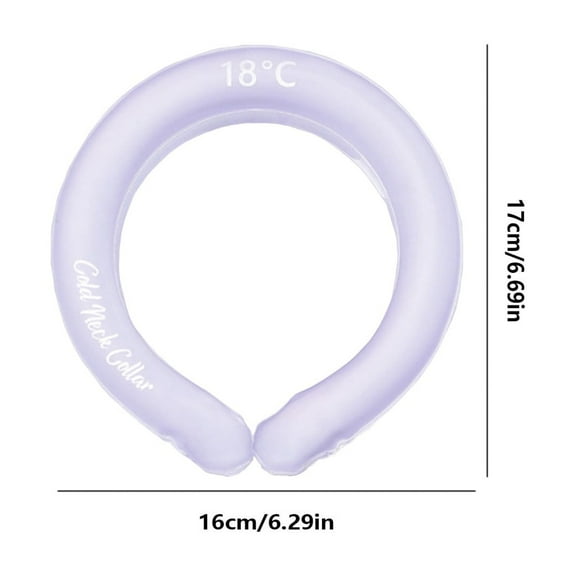 YATLTE Neck Cooling Tube, Neck Cooler Ice Cold Ring, Wearable Body Cooling Tube for Heat and Hot Weather, Sports, Relief from Hot Flashes Or Fever, Reusable Body Cool Wraps