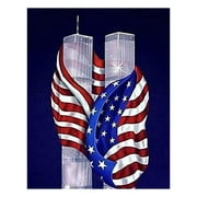 YATLTE Patriotic Diamond Art Kit, Patriotic Diamond Art Kit for Adult Independence Day Highland Cow Diamond Painting Kits, for Home Wall Decor ( 30x40cm )