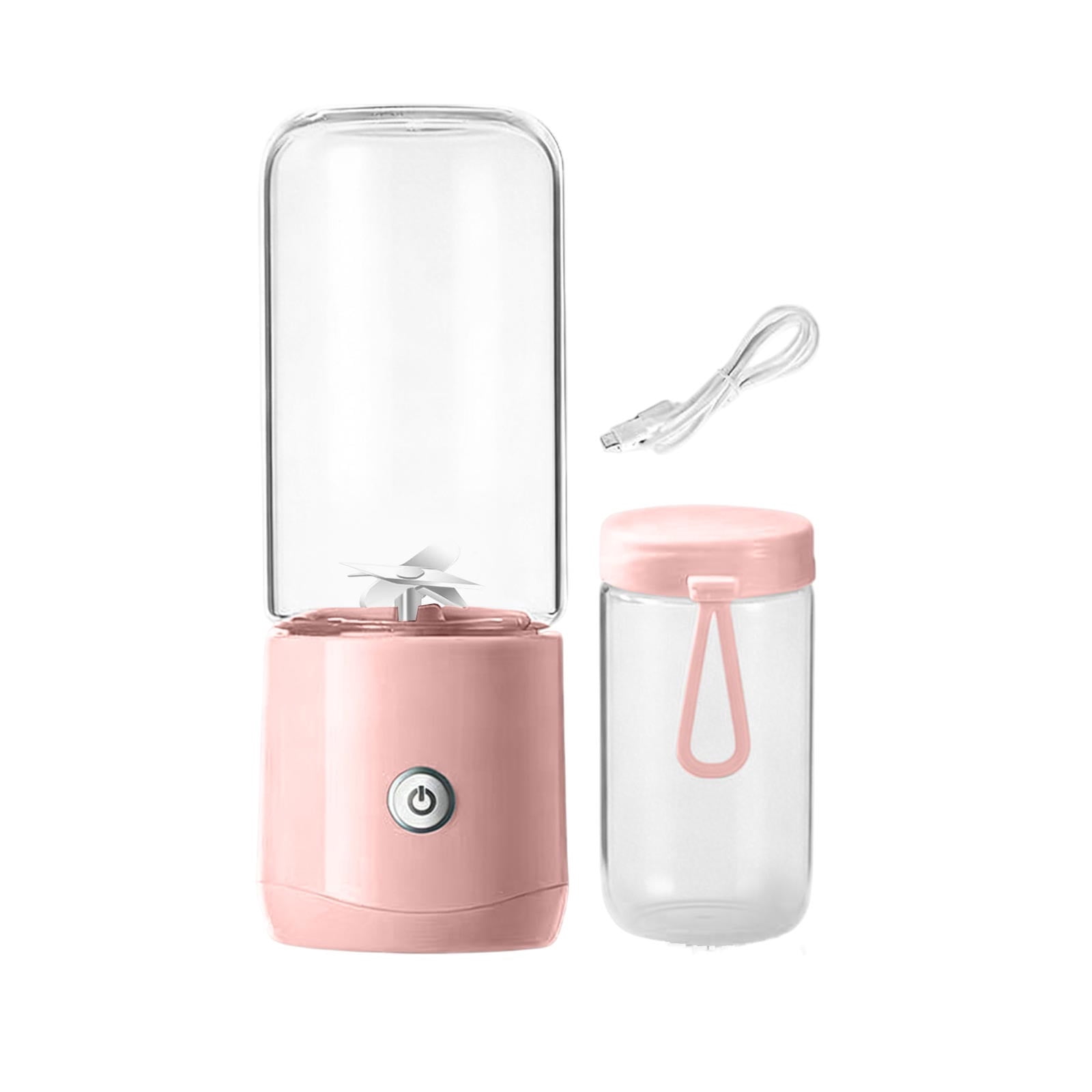 YATLTE Portable Juicer Cup, Rechargeable Electric Personal Juicer Cup with Dual Mode, Blending Capacity,40s Auto Shut-Off, for Ice Crushing, Shakes & Healthy Drinks