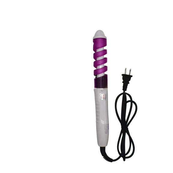 YATLTE Rotating Curling Iron, Automatic Hair Curler Barrel, 30s Instant Heat Wand, 360° Rotating Easy to get Curls and Waves Dual Voltage with Button, Pink Gold