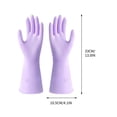 thumbnail image 1 of YATLTE Rubber Dishwashing Gloves, Household Cleaning Gloves for Washing Dishes with Cotton Lining, Reusable Dishwashing Gloves for, Flexible Long-lasting & Waterproof, 1 of 1