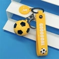thumbnail image 1 of YATLTE Sports Ball Keychains, Soccer Ball Keychain, Metal Rotating 3D Sports Keychain, Football Key Ring, Fun Keychains for Backpack, Purse, Luggage, Sports Themed Party Favor, 1 of 7