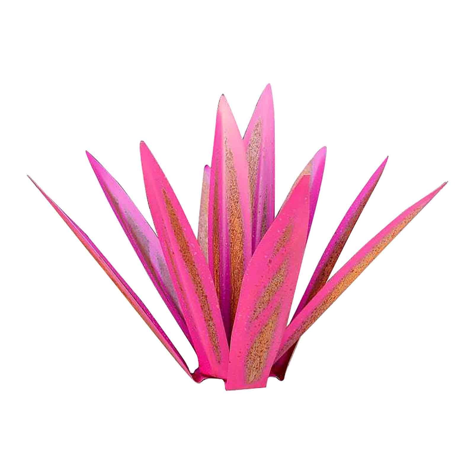 YATLTE Tequila Rustic Sculpture, DIY Metal Agave Plant Outdoor Garden Statue Decorations, Home Decor Hand Painted Garden Yard Statue, Lawn Ornaments Yard Stakes