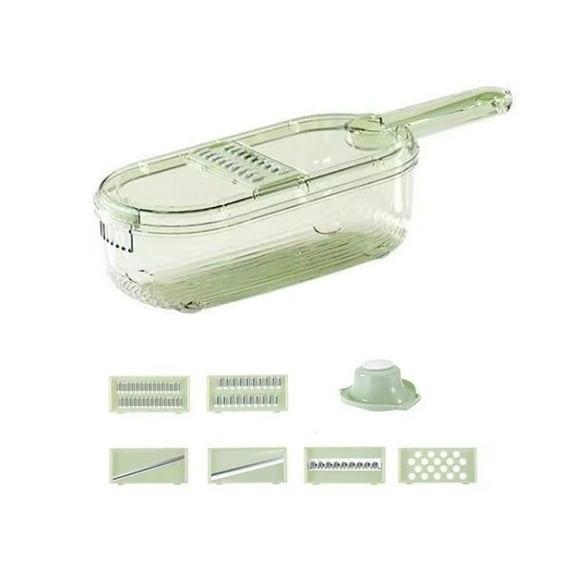 YATLTE Vegetable Chopper, New Multifunctional Grater Vegetable Chopper, Comes with a Container, Useful Food Chopper, Efficient Vegetable Chopper with Container