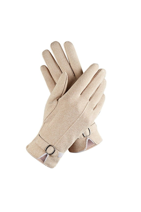 Winter Fashion Leather Gloves for Women, Gloves Winter Touch Screen Texting Phone Windproof Gloves for Women Fleece Lined Thick Warm Gloves