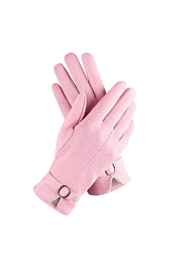 Winter Fashion Leather Gloves for Women, Gloves Winter Touch Screen Texting Phone Windproof Gloves for Women Fleece Lined Thick Warm Gloves