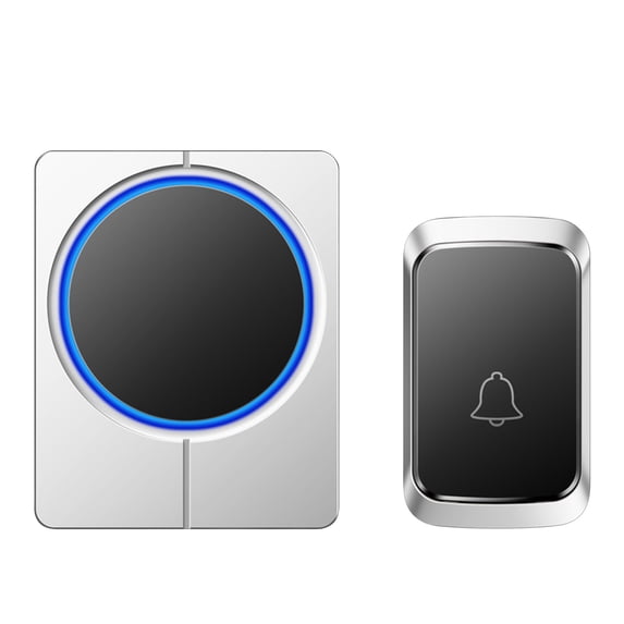 YATLTE Wireless Doorbell, Door Bell Operating at Over 1300 Feet, Waterproof Door Chime Kit with Two Plug-in Receivers, LED Indicators, Easy Setup for Home and Office