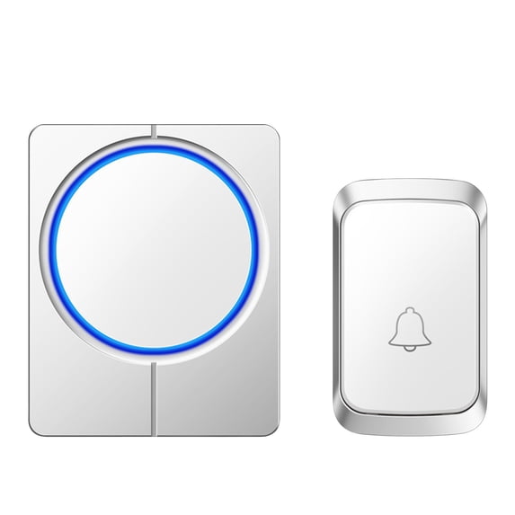 YATLTE Wireless Doorbell, Door Bell Operating at Over 1300 Feet, Waterproof Door Chime Kit with Two Plug-in Receivers, LED Indicators, Easy Setup for Home and Office