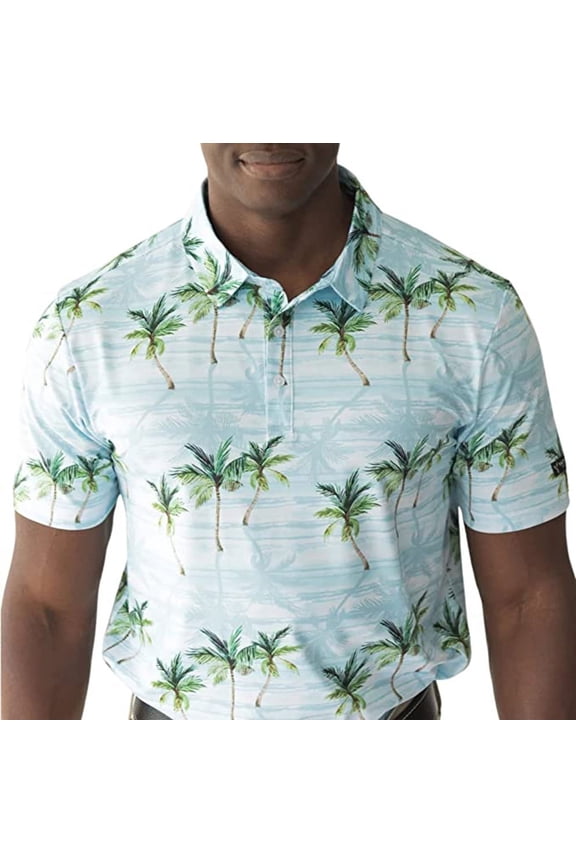 Standout Performance Golf Polo Shirts – Men’s – Makani 'Olu 'Olu – XXL