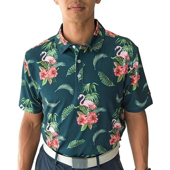 YATTA GOLF Standout Performance Golf Polo Shirts – Men’s – Nō Ka ʻOi – 3XL