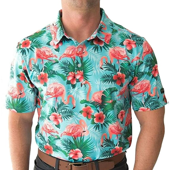 YATTA GOLF Standout Performance Golf Polo Shirts – Men’s – PAU Hana – 3XL