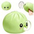 thumbnail image 1 of YATingW 2026 Upgrade Dumpling Bubble Squeeze Stress Relief Toy, New Dumpling Squishy Blow Bubbles, Anxiety Relief Fidget Toy for Kids Adults Party Gift(Green), 1 of 9