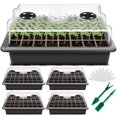 YAUNGEL Seed Starting Trays, OIF8 XL Thicken Seed Starter Tray Kit with