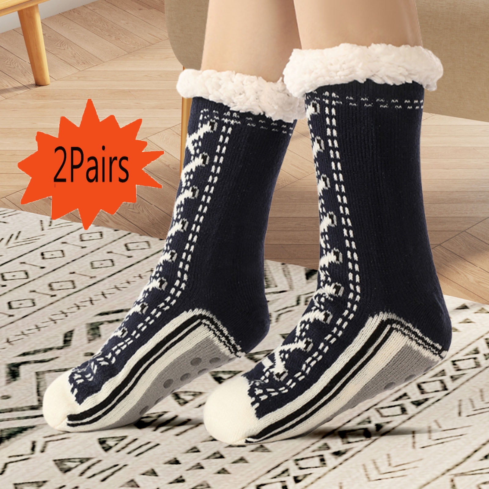 【正規販売店】 Women for Socks Fuzzy Pairs 7 YOMYM Cozy Winter Fluffy Clothing